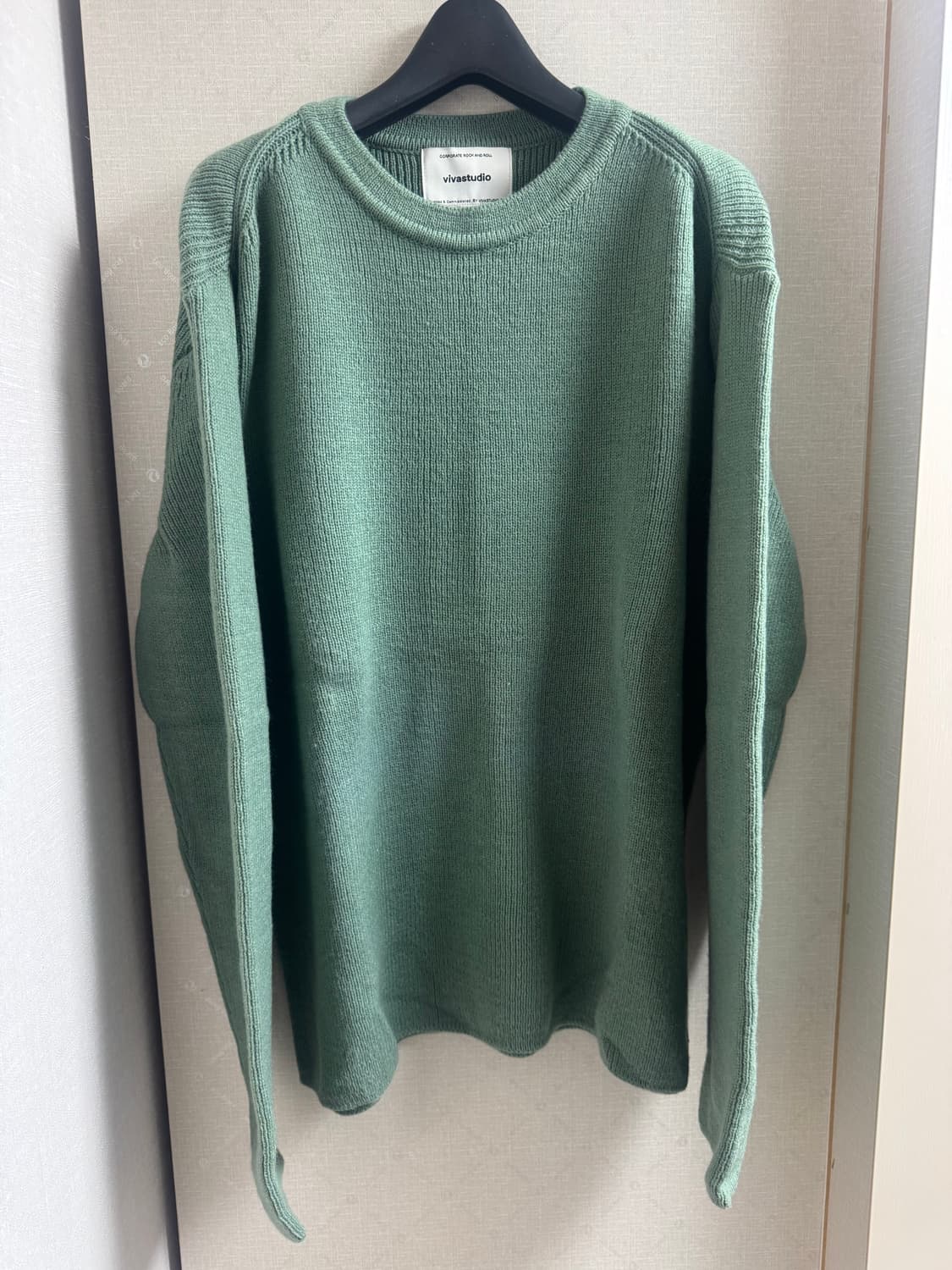 비바스튜디오 / 그린 니트 /48 상품이미지1