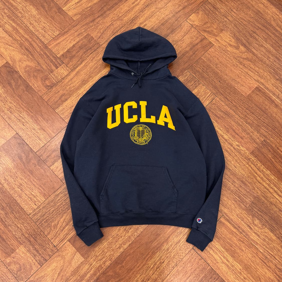 L 챔피온 UCLA 네이비 후드 티셔츠  상품이미지1