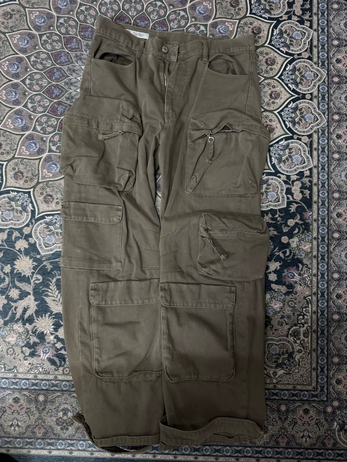 자라 유틸리티 포켓 팬츠 브라운 KR32 EU42 상품이미지2