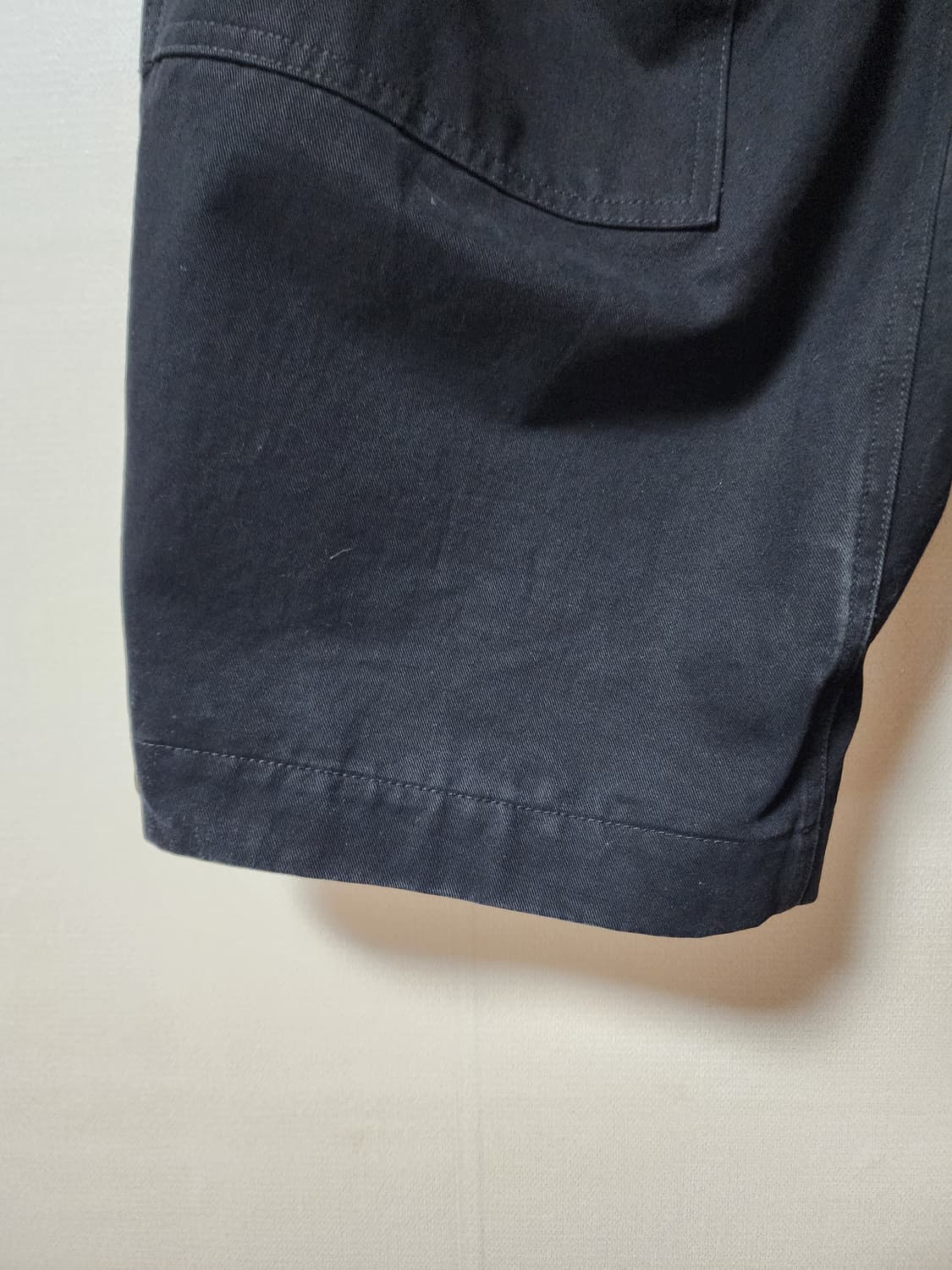 Etce 더블니 코튼팬츠 블랙 L 상품이미지5