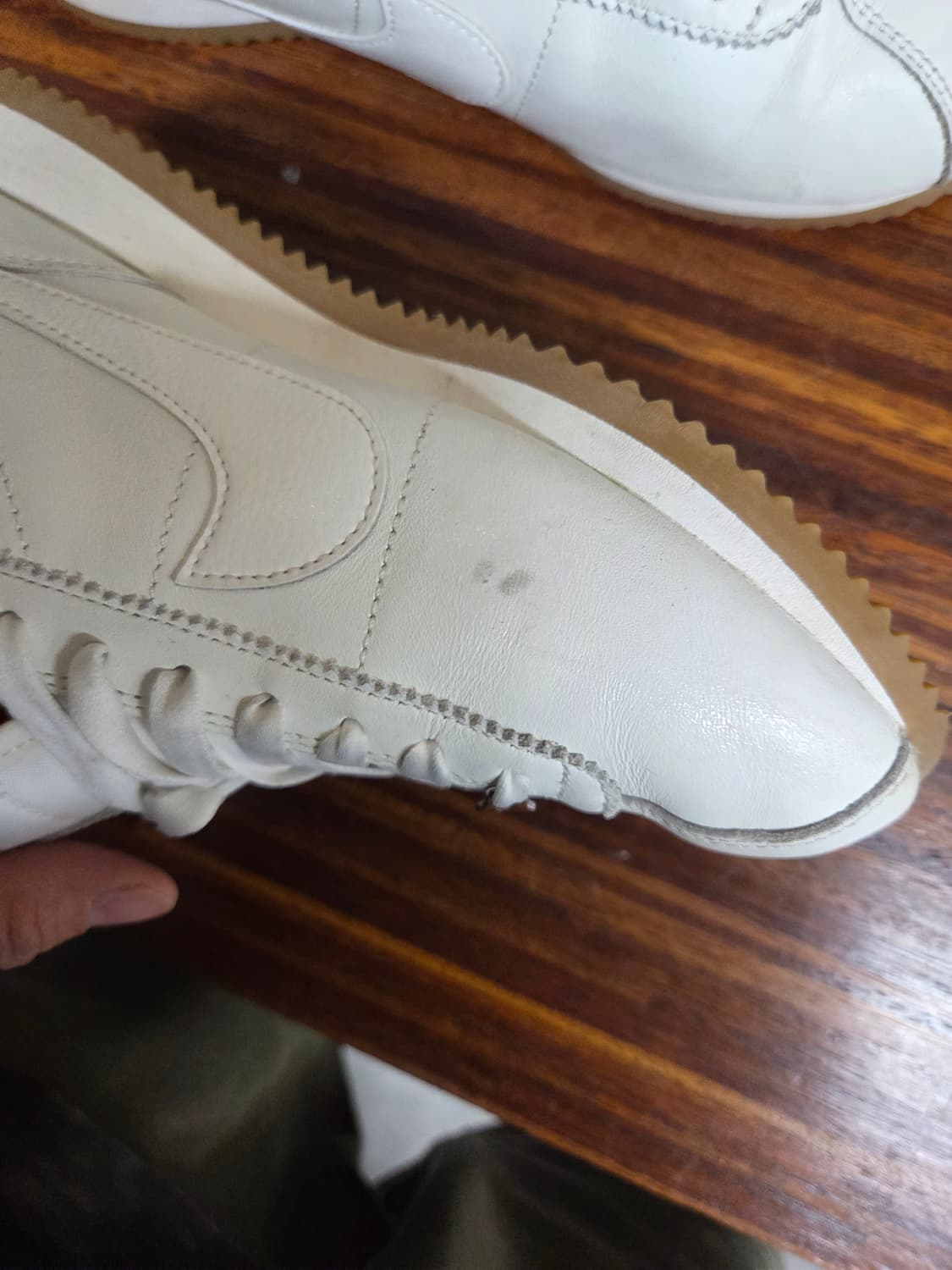 나이키 코르테즈 베이지 가죽 240 상품이미지9