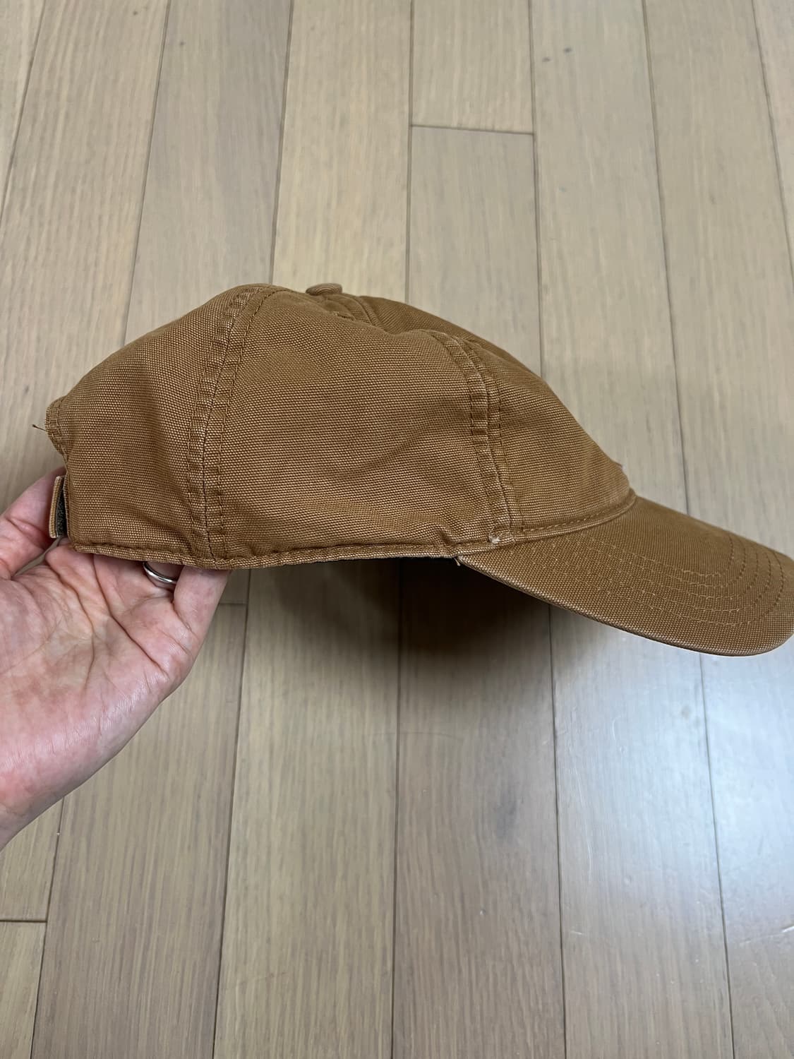 Carhartt Odessa Washed Canvas Cap - Brow 상품이미지2