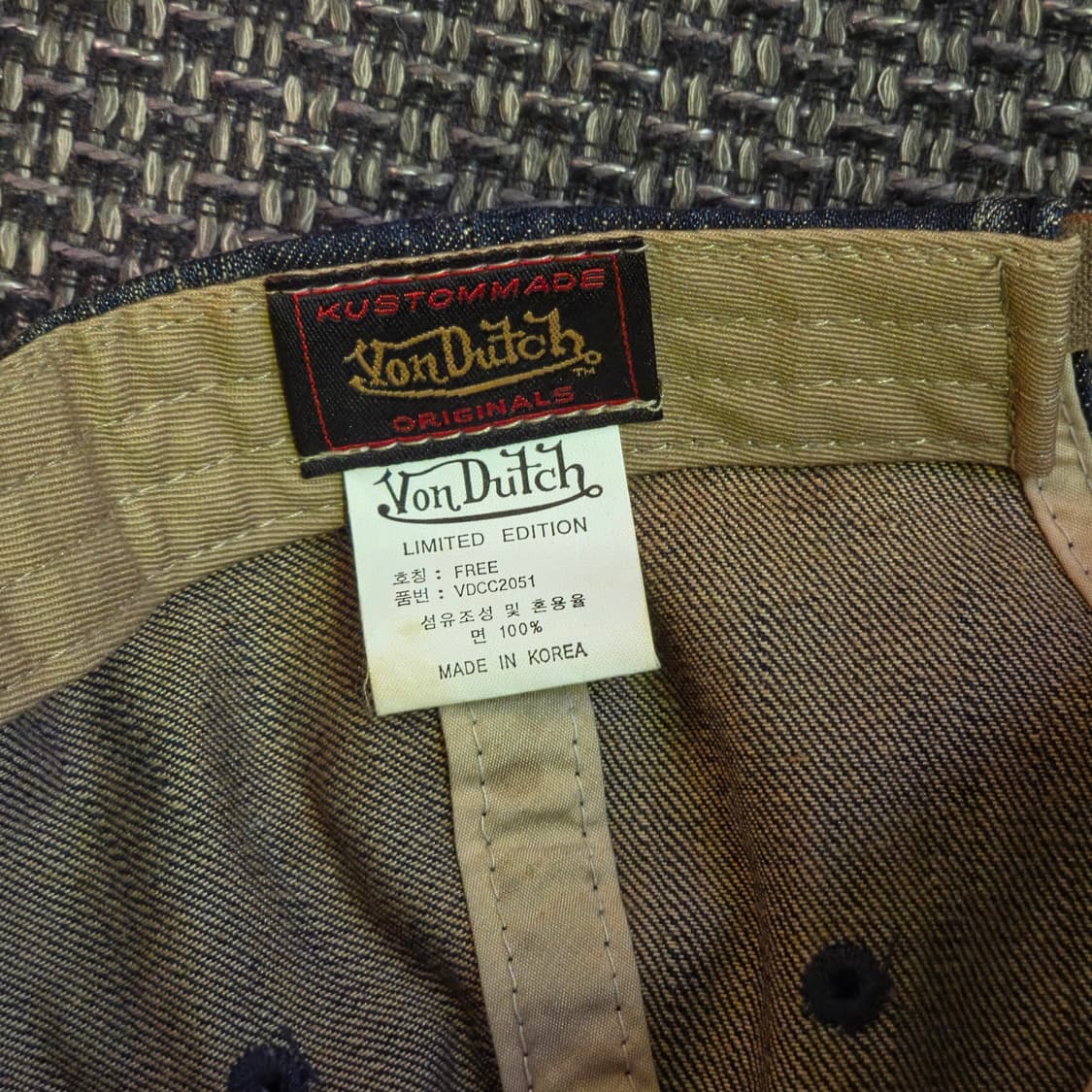 본더치 데님 볼캡  상품이미지5