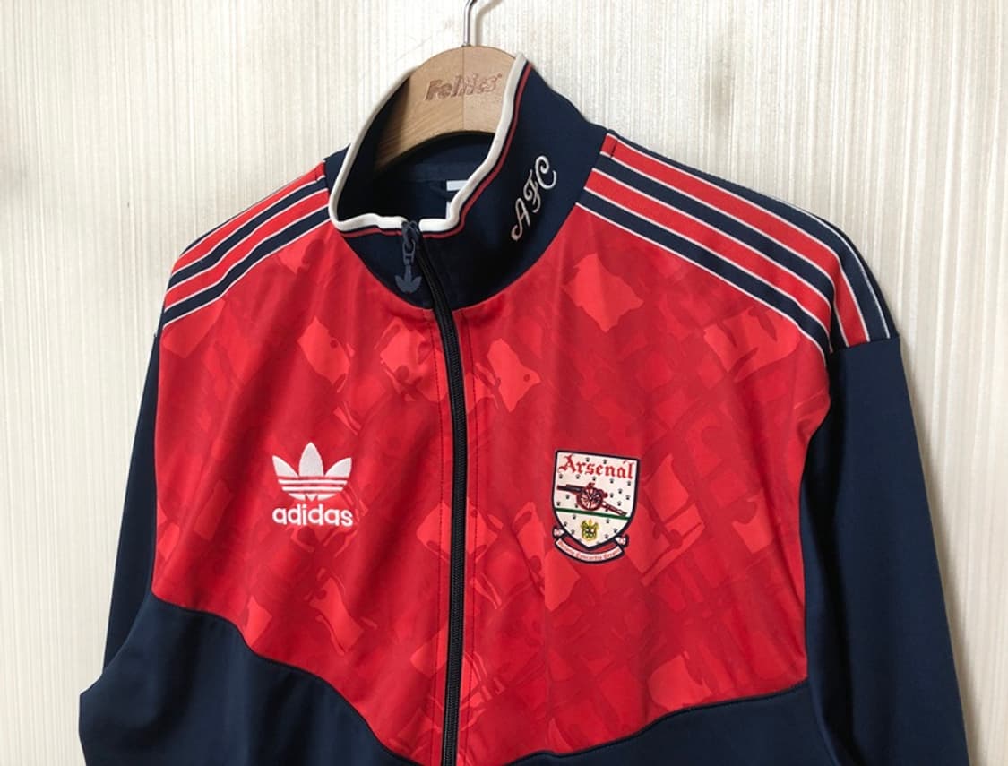 20-21 아디다스 아스널FC 90-92 레트로 트랙탑/트랙슈트 L 상품이미지6