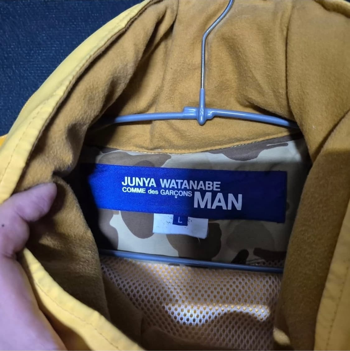 준야 와타나베 꼼데 가르송 맨 19s/s 히든후드 마운틴 자켓 L 상품이미지2