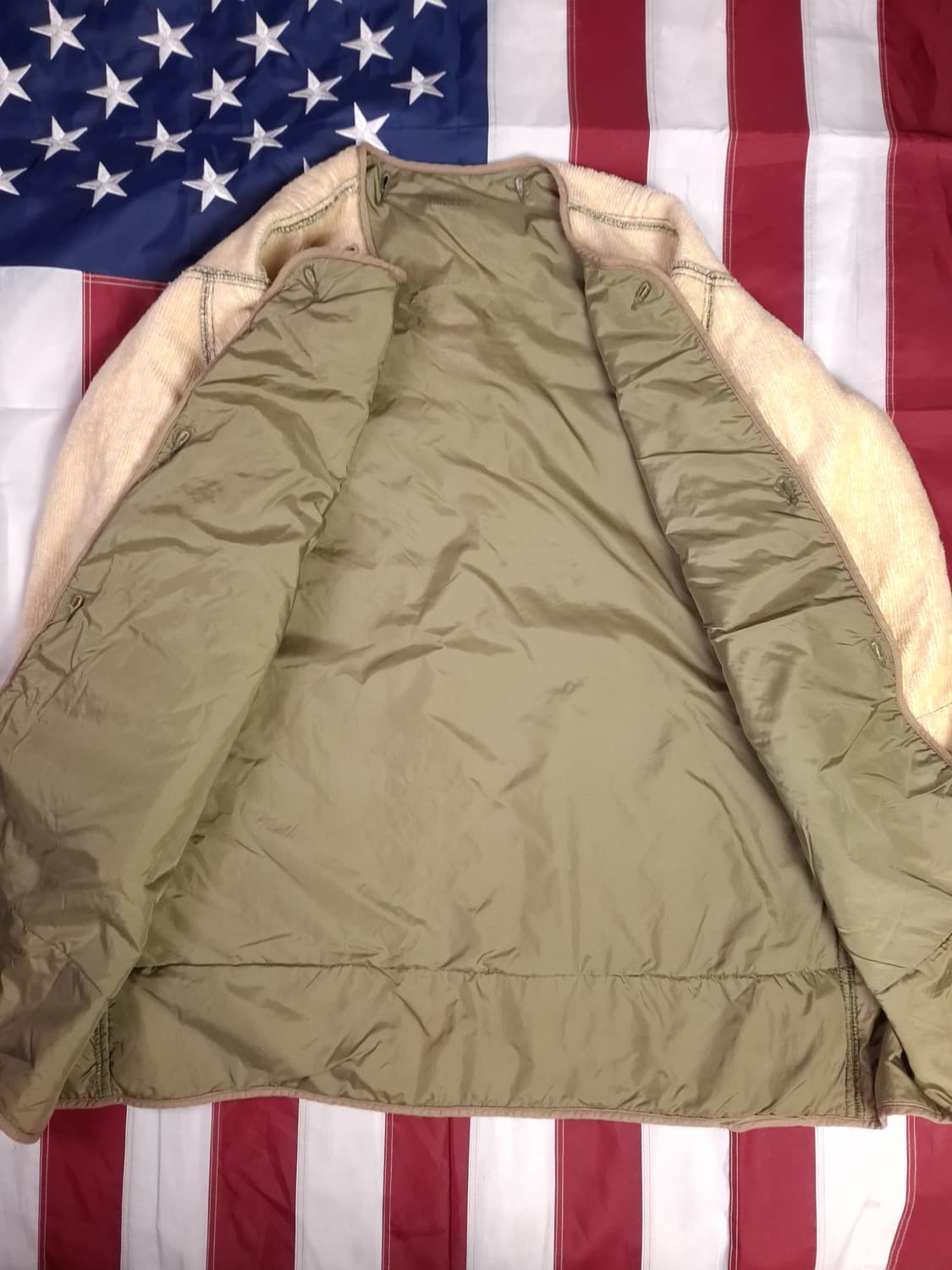 오리지날 미군 M-51 쉘파카 엑스스몰 천엽 라이너 상품이미지8