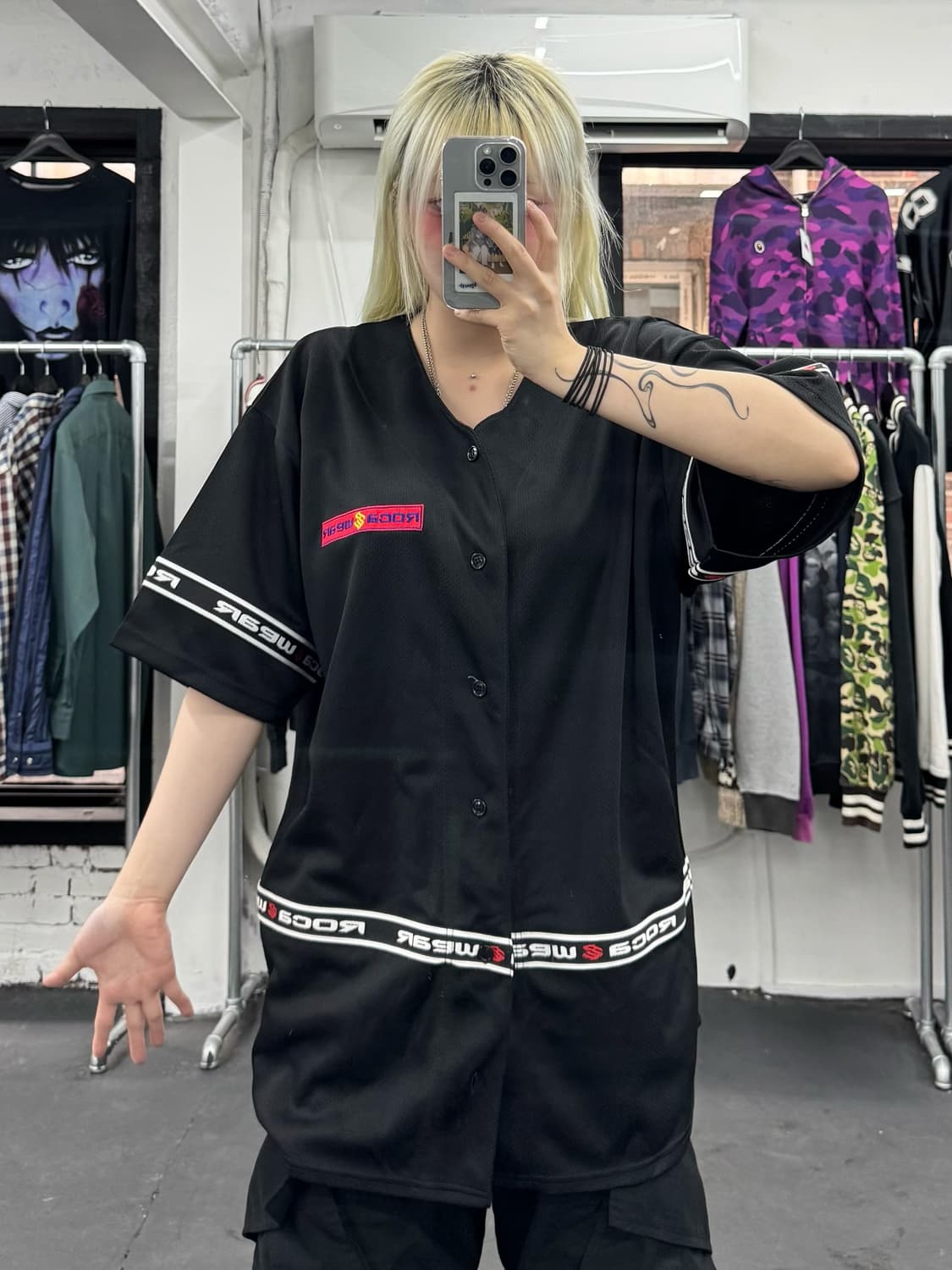 로카웨어 올드스쿨 베이스볼 져지 상품이미지2