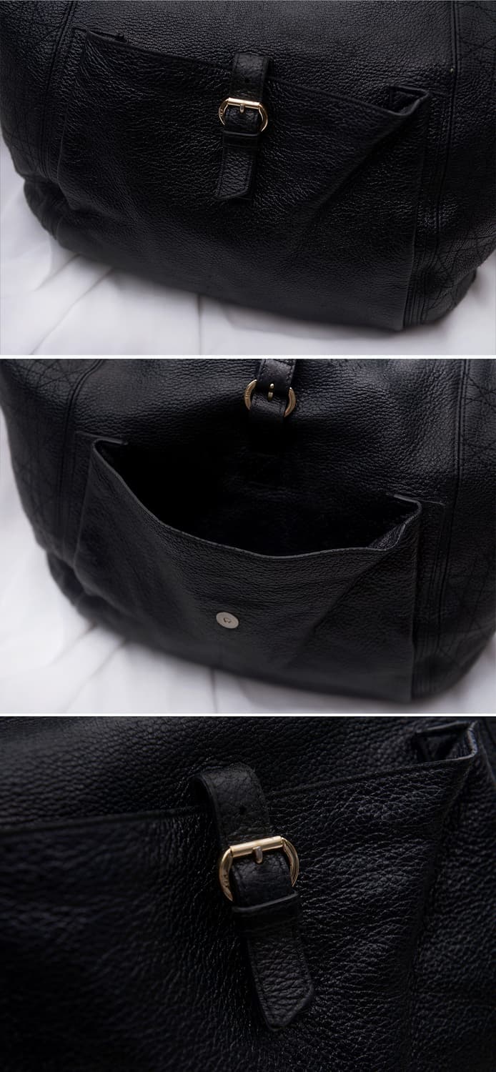 디올 (Dior) 블랙 까나쥬 디어스킨 빅토트.숄더백 상품이미지7