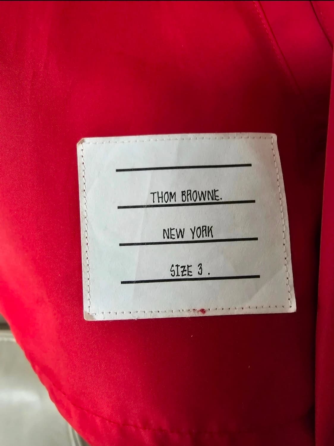 톰브라운 립스탑 윈드브레이커 점퍼(3/100/정품) 상품이미지5