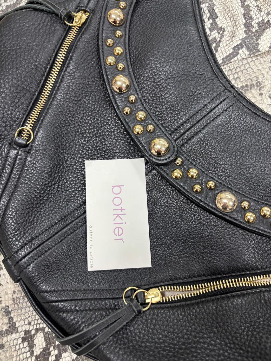 ”botkier“ Y2K Mood Side Zipper Studded L 상품이미지8