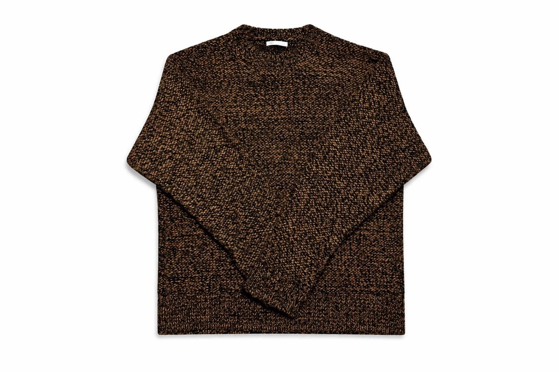 ZARA 2010s 자라 빈티지 헤비 니트 멜란지 브라운 상품이미지1