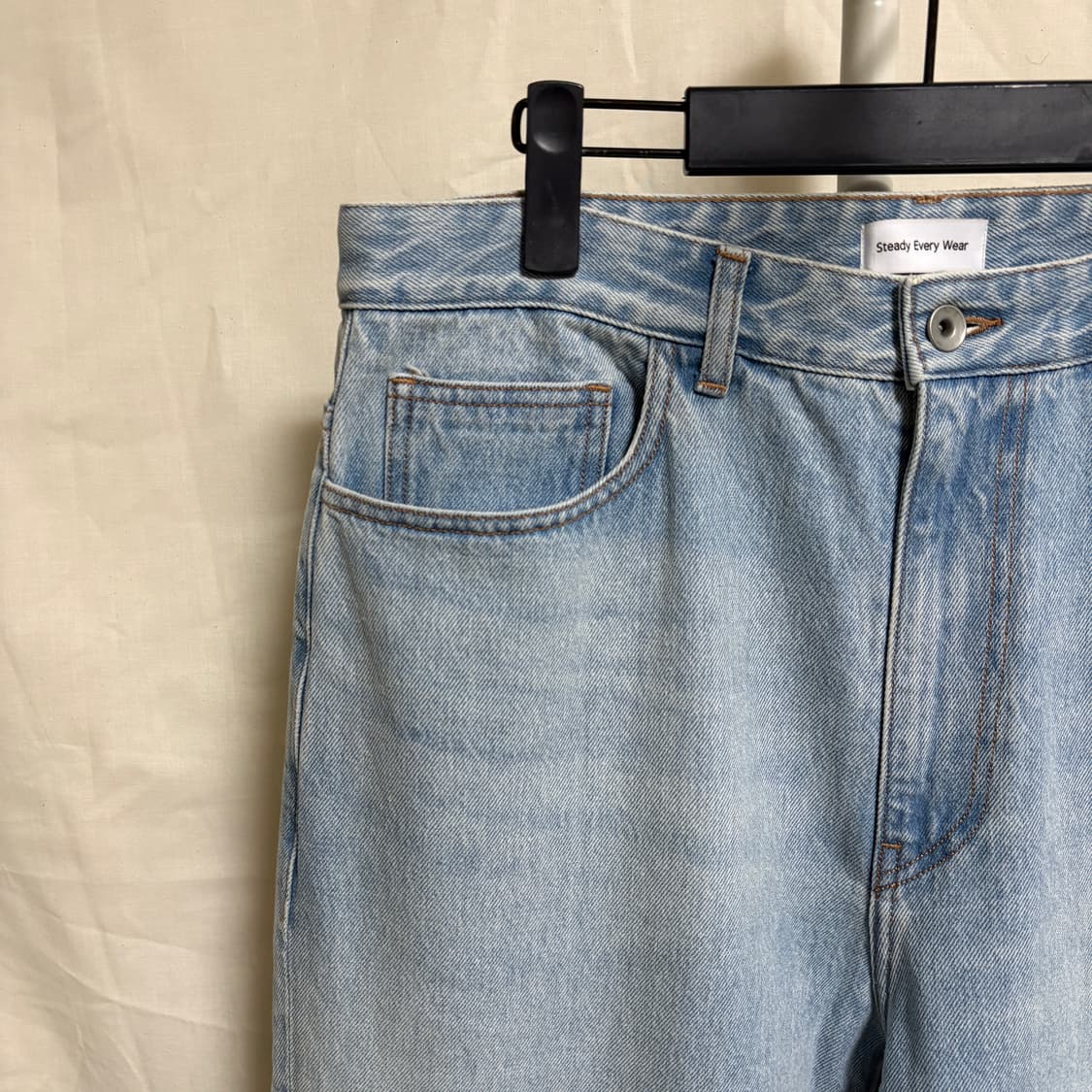 스테디에브리웨어 릴렉스트 데님 팬츠 / 라이트블루, 34 상품이미지4