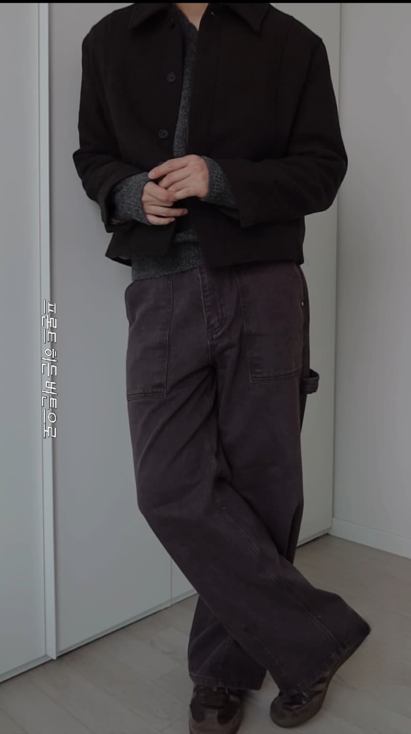 [ 새상품급 ]르마드 시그니처 울 자켓 브라운 3 데릭 이핏 상품이미지2