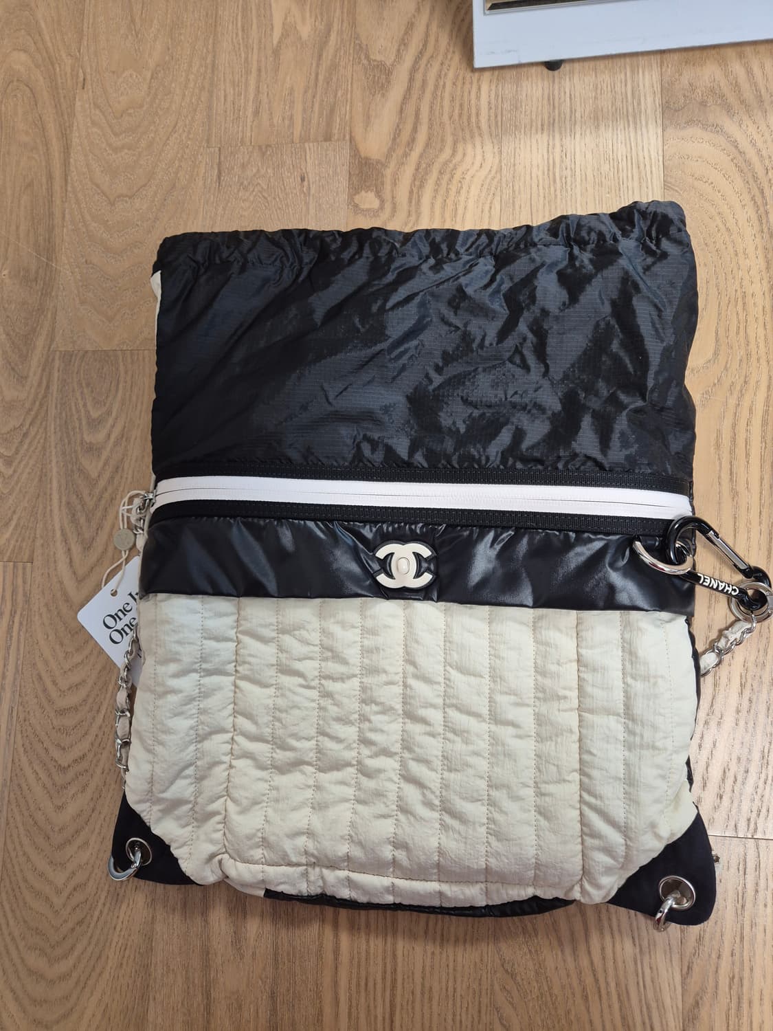 정품)샤넬 제니 나일론 백팩 상품이미지3