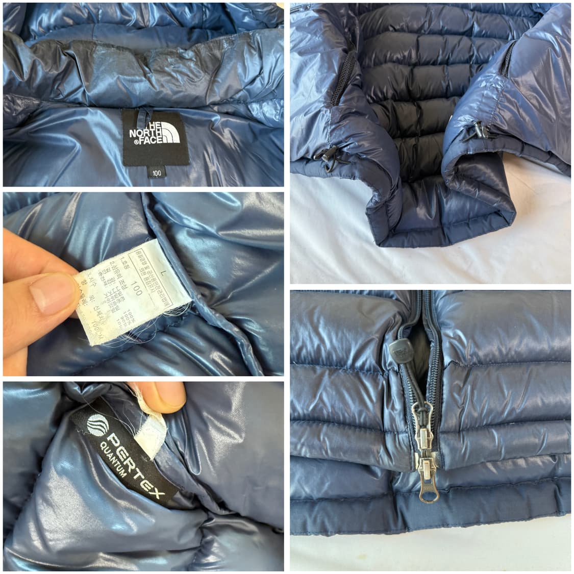 노스페이스 퍼텍스 퀀텀 초경량패딩 (L) 상품이미지6