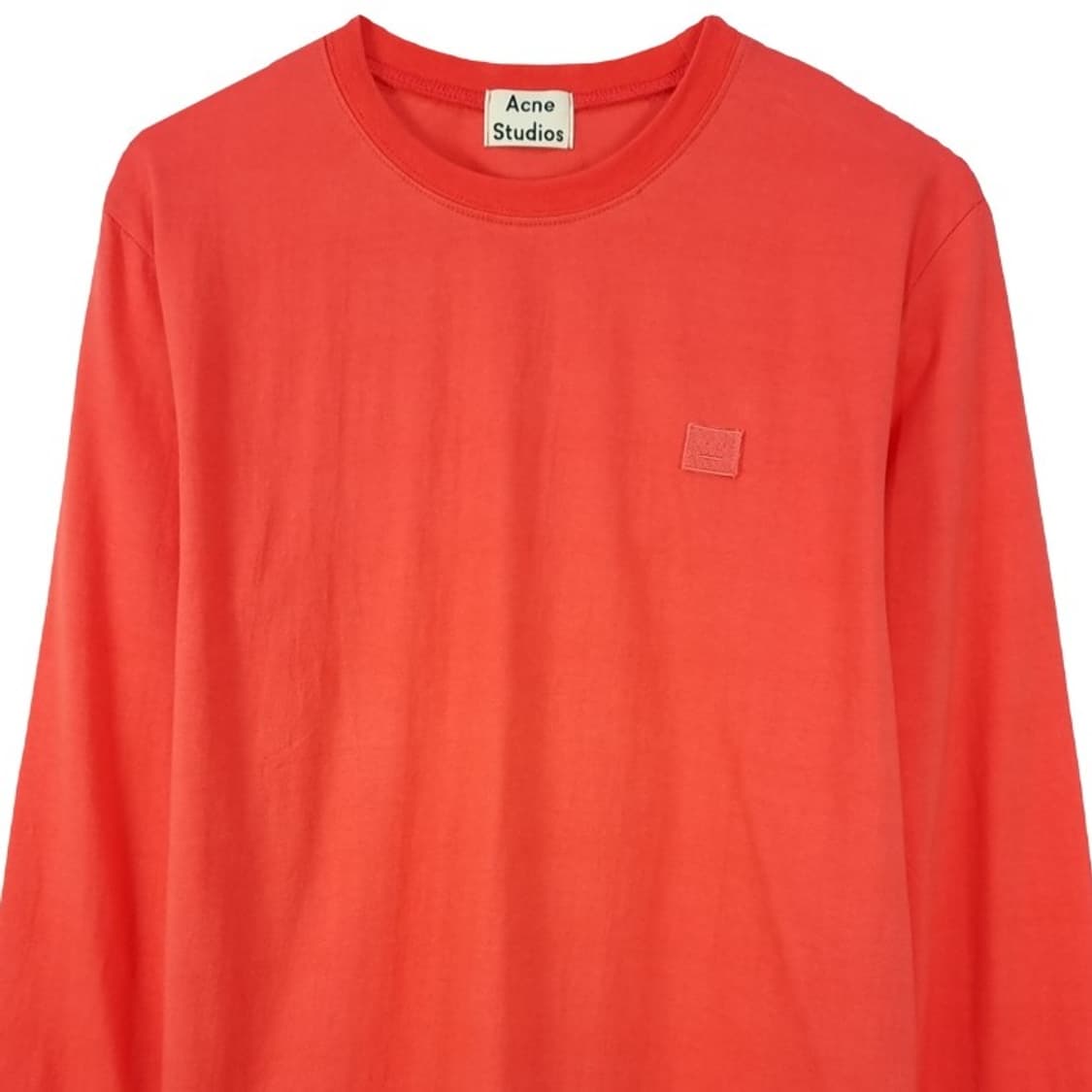 [아크네] 로고 패치 롱슬리브 긴팔티 네오핑크 P01453 상품이미지4