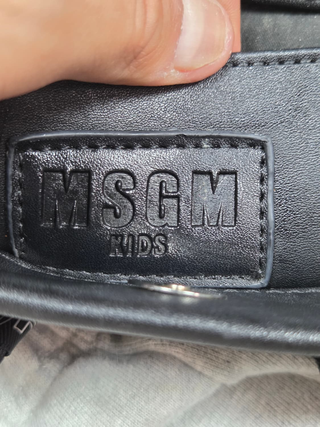 [MSGM] 드림 로고 레터링 스트랩 미니 토트백 | G00014 상품이미지8