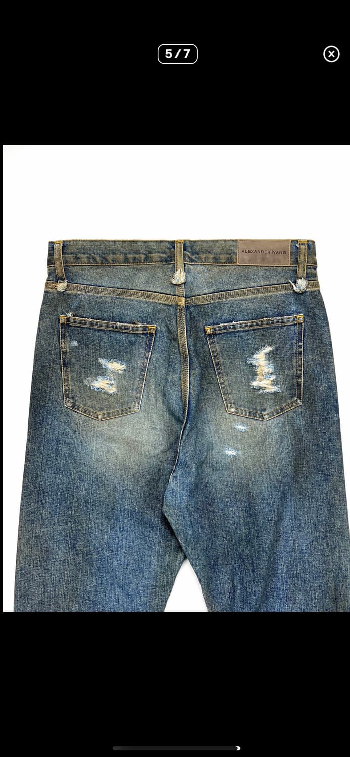 알렉산더왕 워싱 데미지 데님팬츠 상품이미지5