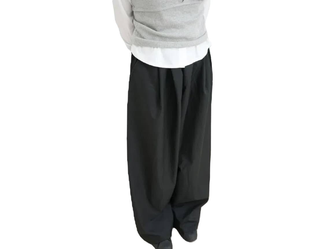 샵아오이 오버핏 블랙팬츠 상품이미지1