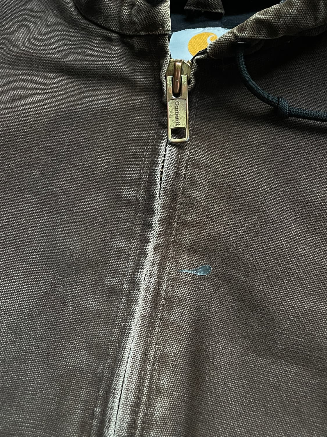 칼하트 j130 DKB 다크 브라운 액티브 자켓 샌드스톤 상품이미지7