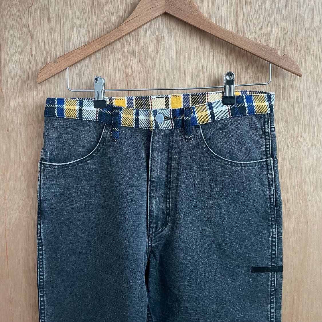 엔헐리우드 체크 벨트 팬츠 상품이미지5