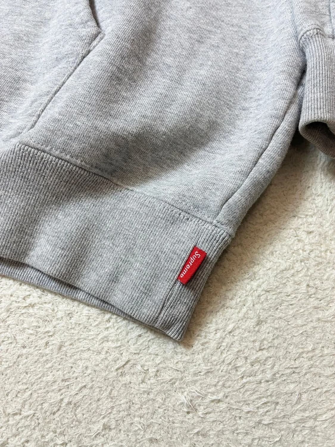 슈프림 21ss 빅 로고 헤더 그레이 후드티 PN6876 상품이미지6