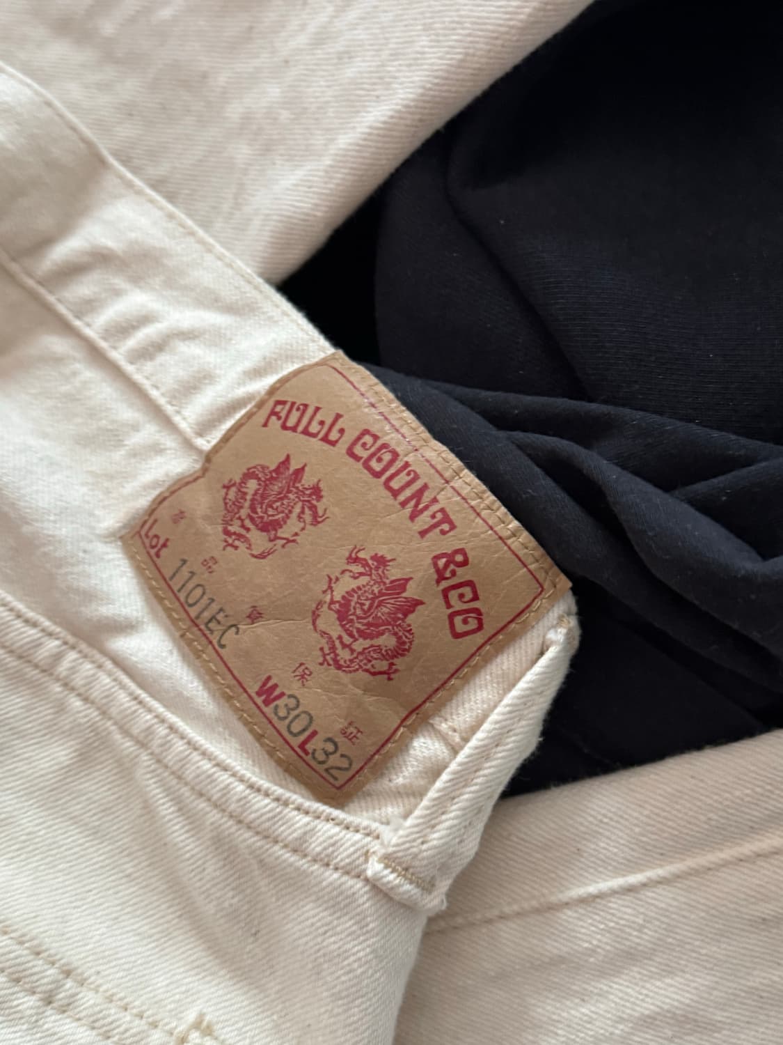 풀카운트 1101 에크루 30 32 상품이미지2