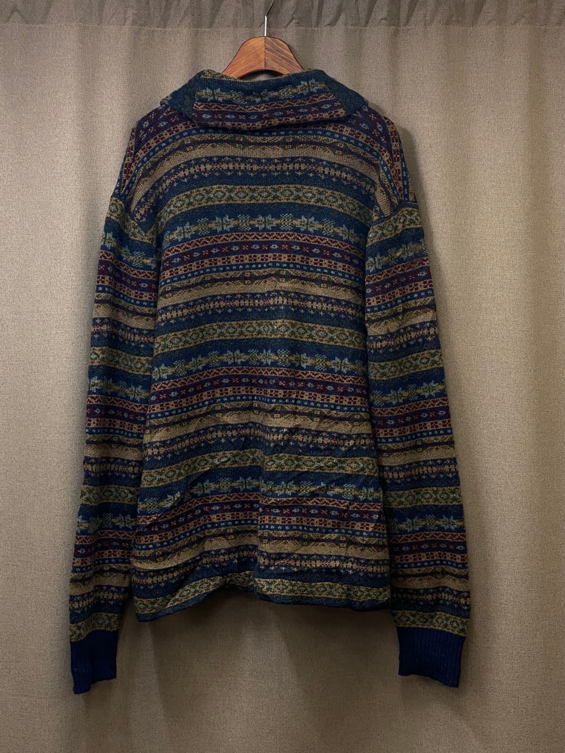 빈티지 헤비 니트 가디건 상품이미지4