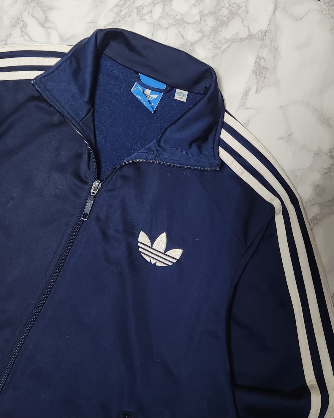 아디다스 삼선 네이비 파이어버드 트레이닝 져지 자켓 상품이미지4