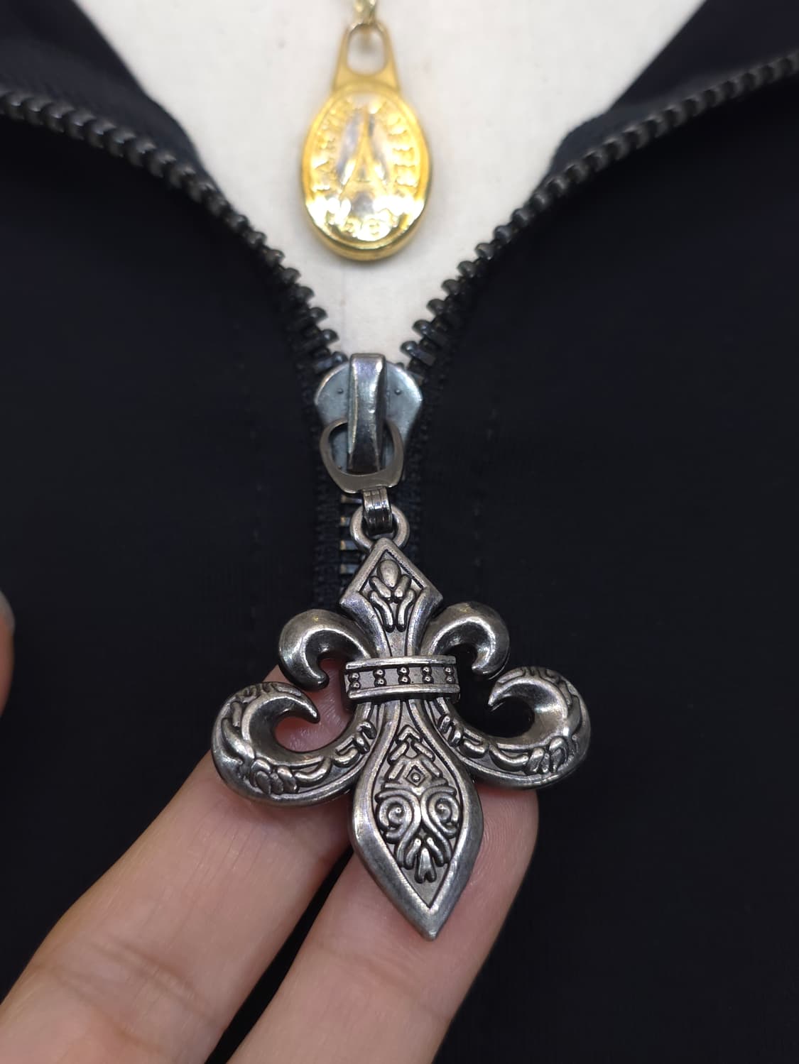 펑크레이브 후드 롱 가디건 S-M /고딕 펑크 상품이미지7