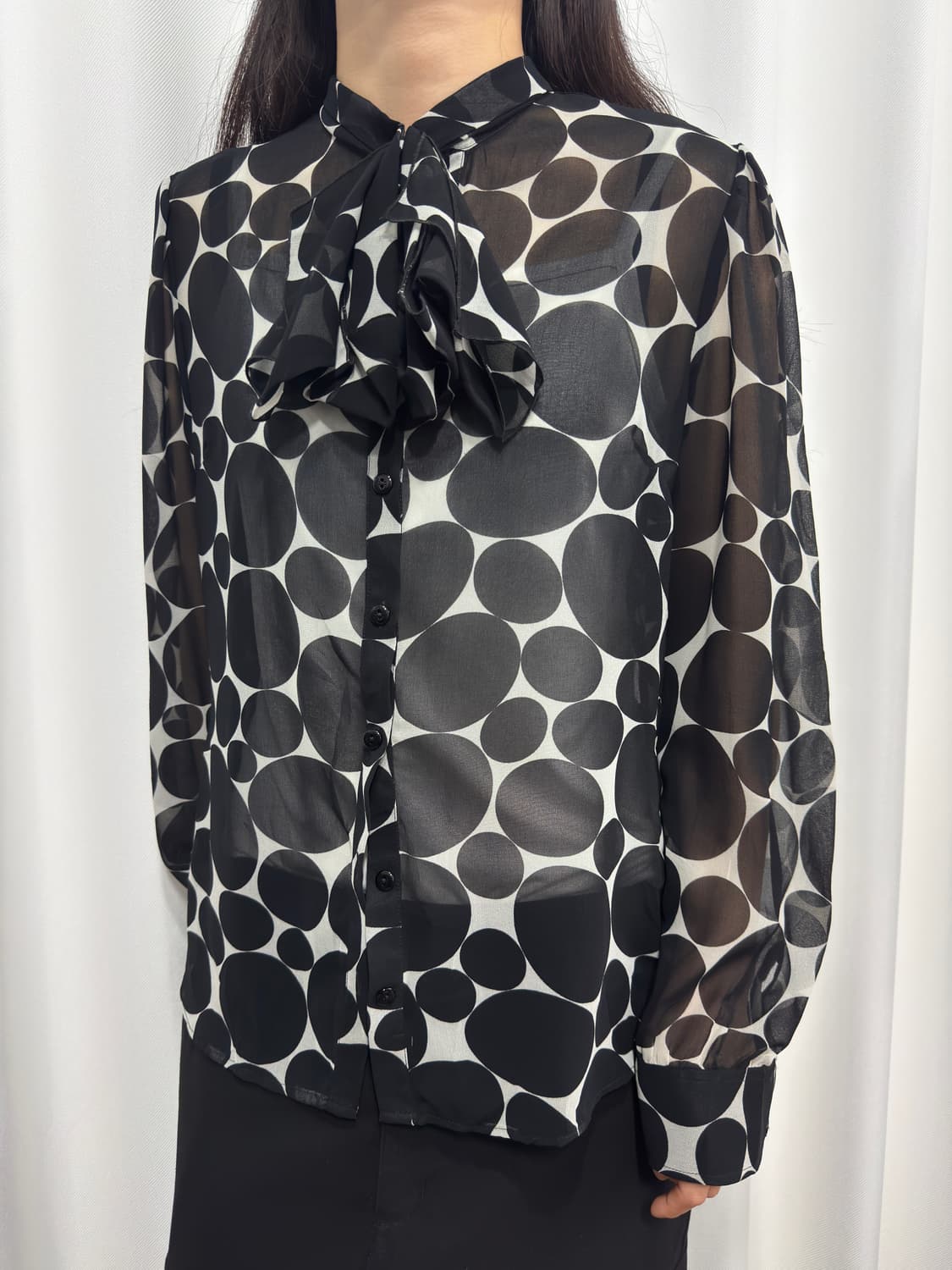 nara camicie dot blouse  상품이미지2