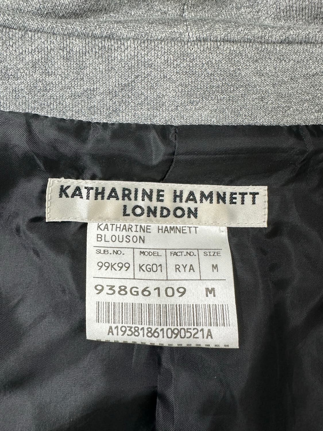 캐서린 햄넷 런던 컨버터블 넥 집업 자켓 상품이미지4