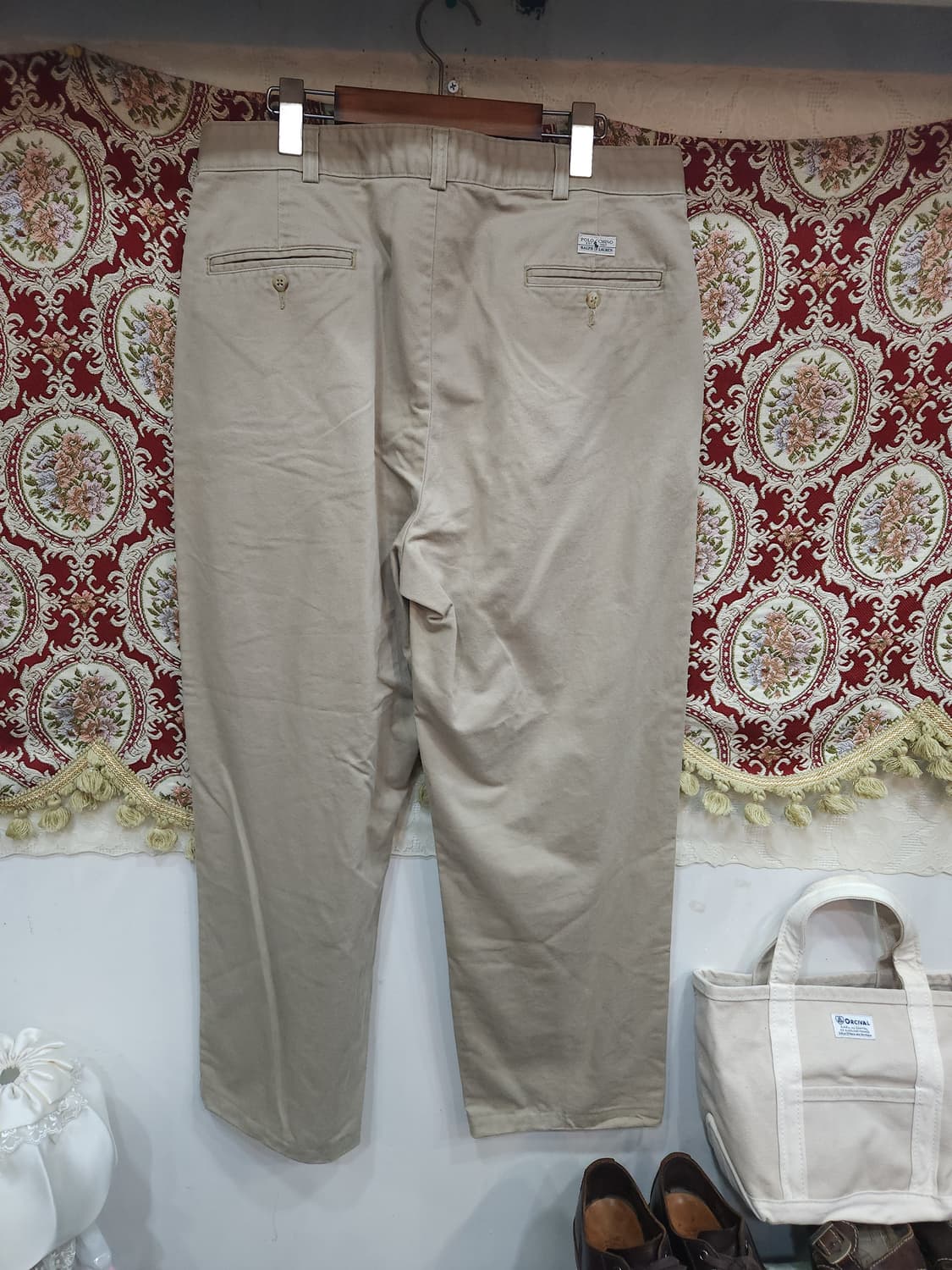 폴로 랄프로렌 90s 핀턱 앤드류 코튼 팬츠
​
 상품이미지7