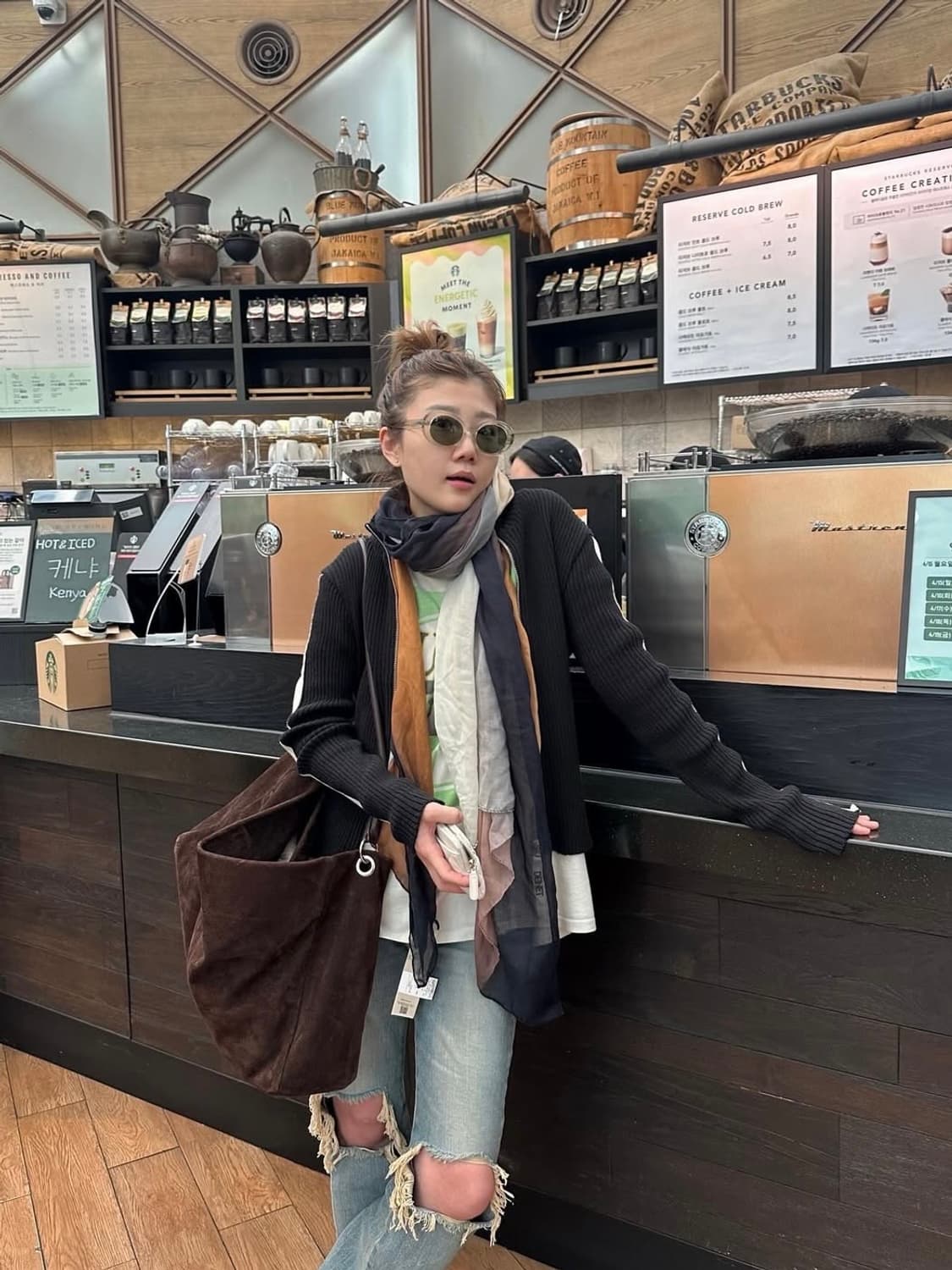 DEINET SUEDE BIG BAG 다이닛 스웨이드 빅백 상품이미지1