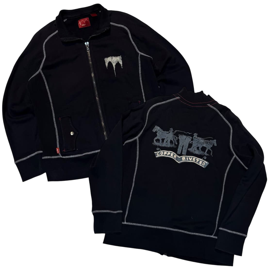 리바이스 타입원 빈티지 빅로고 코튼 져지 블랙 상품이미지1