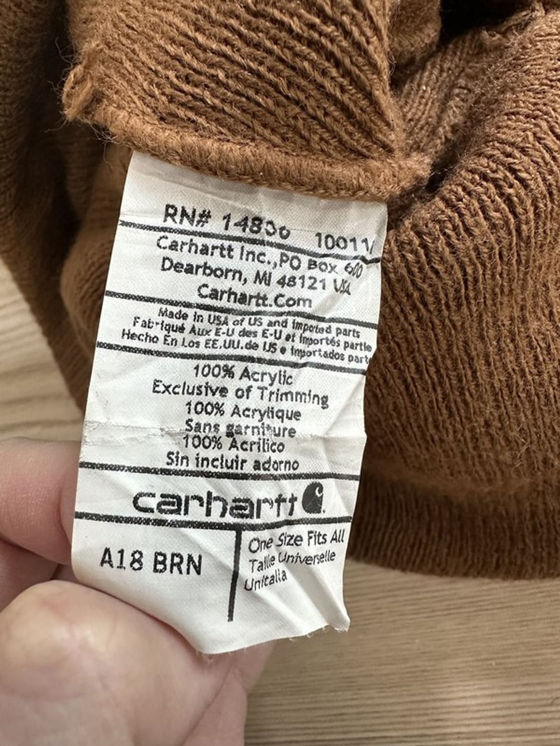 [OS] CARHARTT 칼하트 빈티지 비니 made in usa 상품이미지3