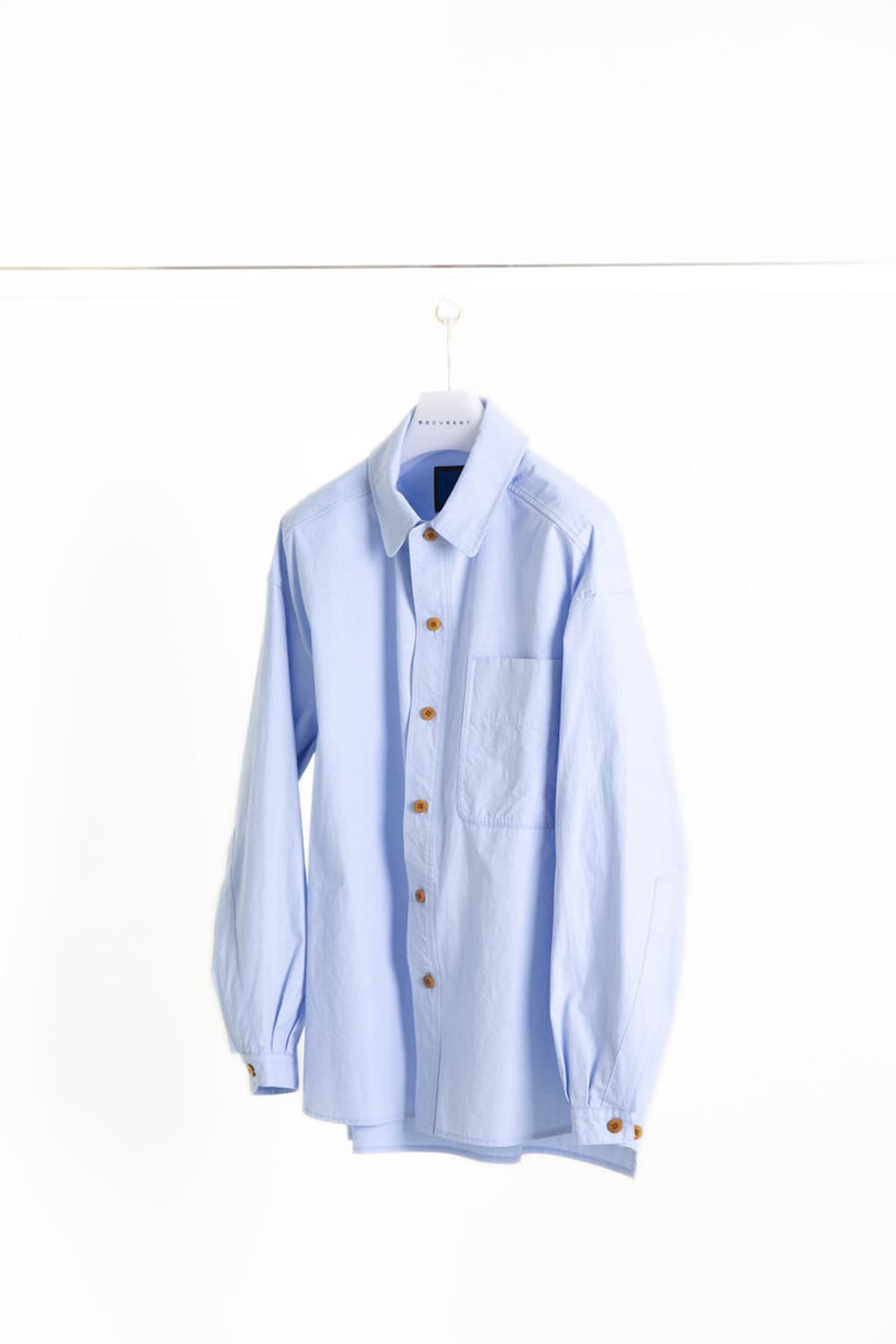 도큐먼트 OXFORD CHAMBRAY SET UP SHIRT 상품이미지2
