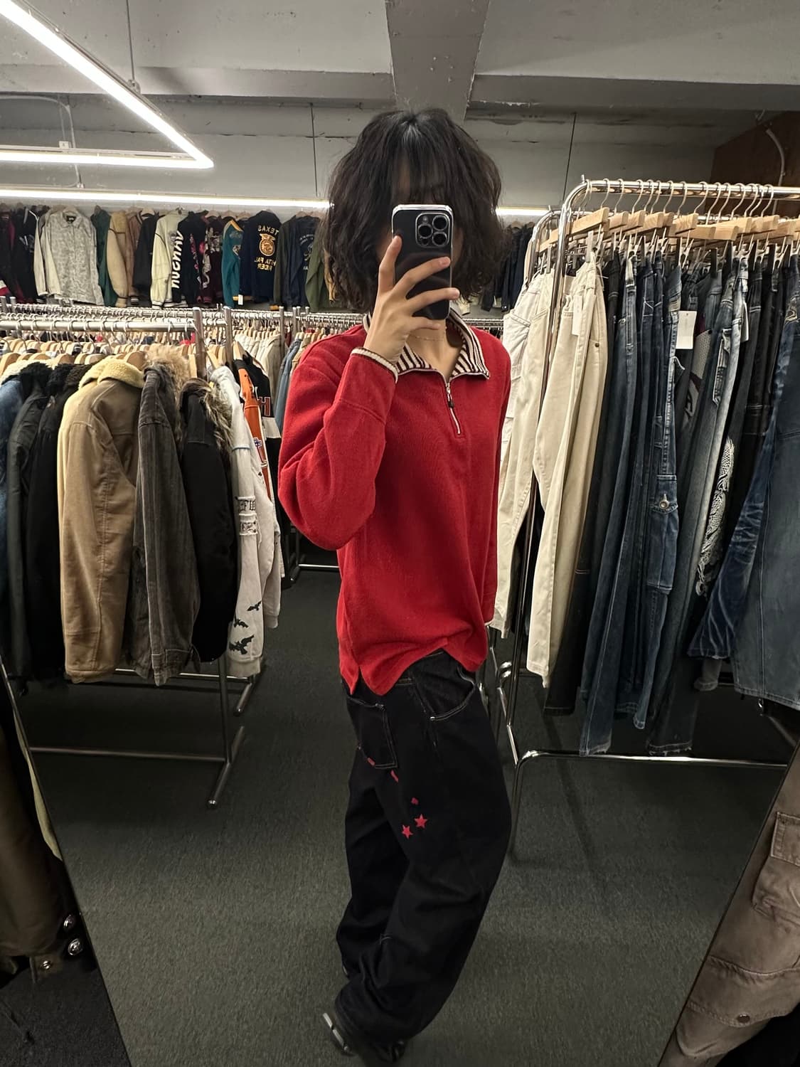 L)Sany Madonna 빈티지  하프집업 니트 상품이미지1