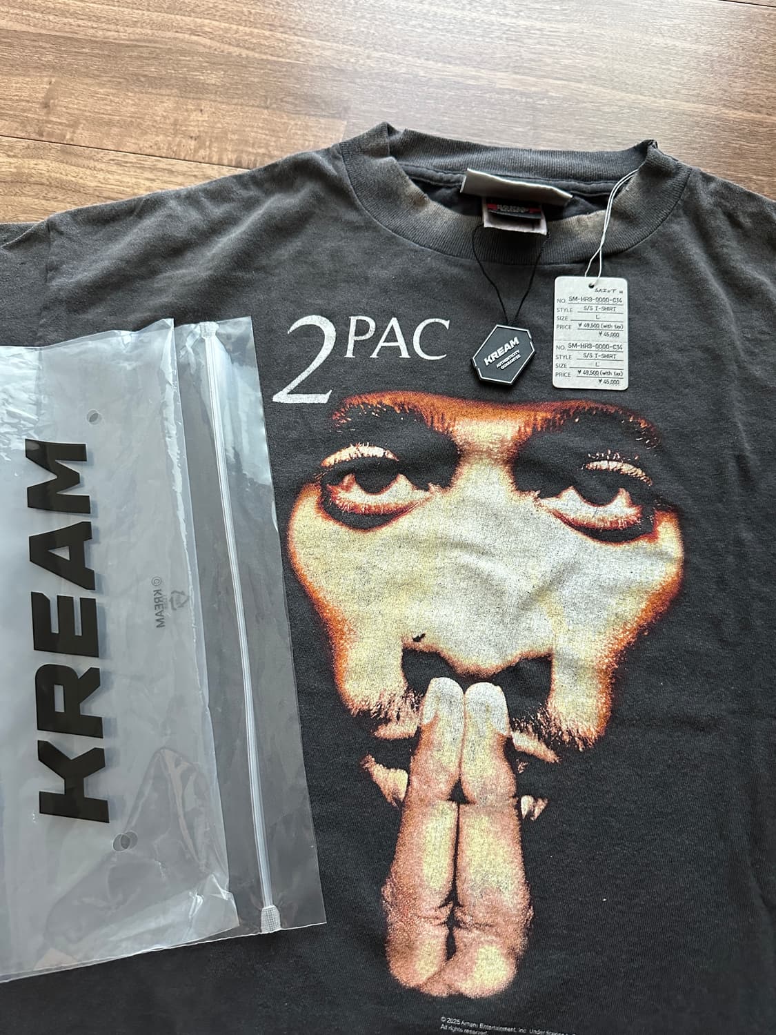 [L] 세인트미카엘 투팍 2pac 티셔츠 상품이미지1