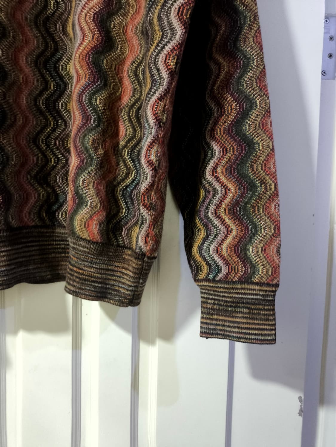 90's 마시모 패턴 니트 울 상품이미지4