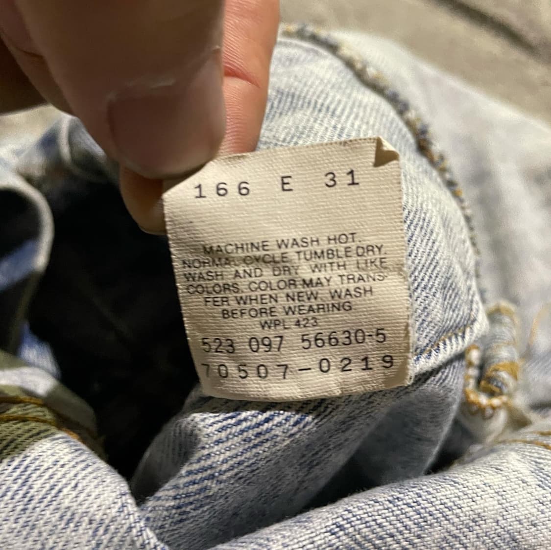 90s 리바이스 데님 조끼(105) 상품이미지7