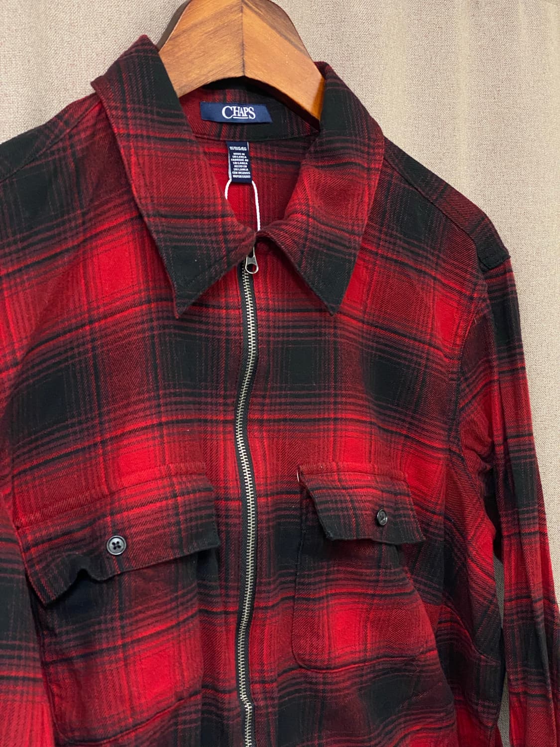 챕스 플란넬 체크 자켓 상품이미지2