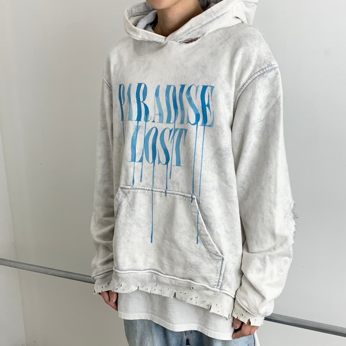 알케미스트 데미지 디스트레스드 풀오버 후드 상품이미지3