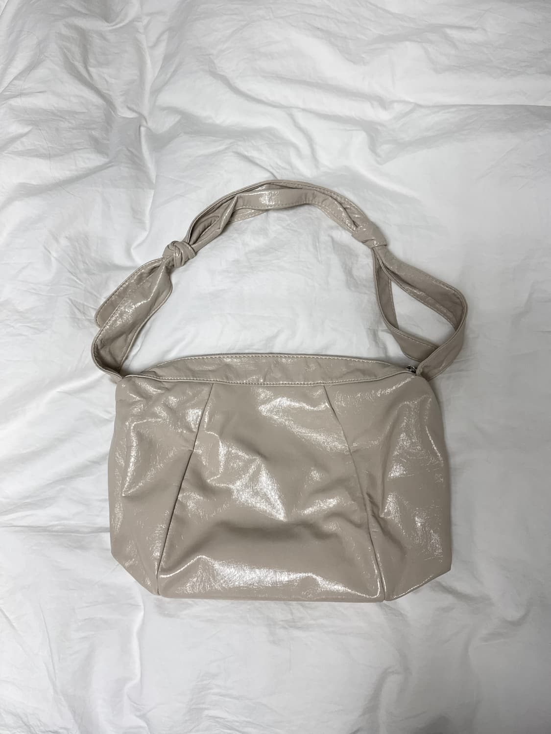 NICOLE SQUARE SHOULDER BAG_CREAM 상품이미지2
