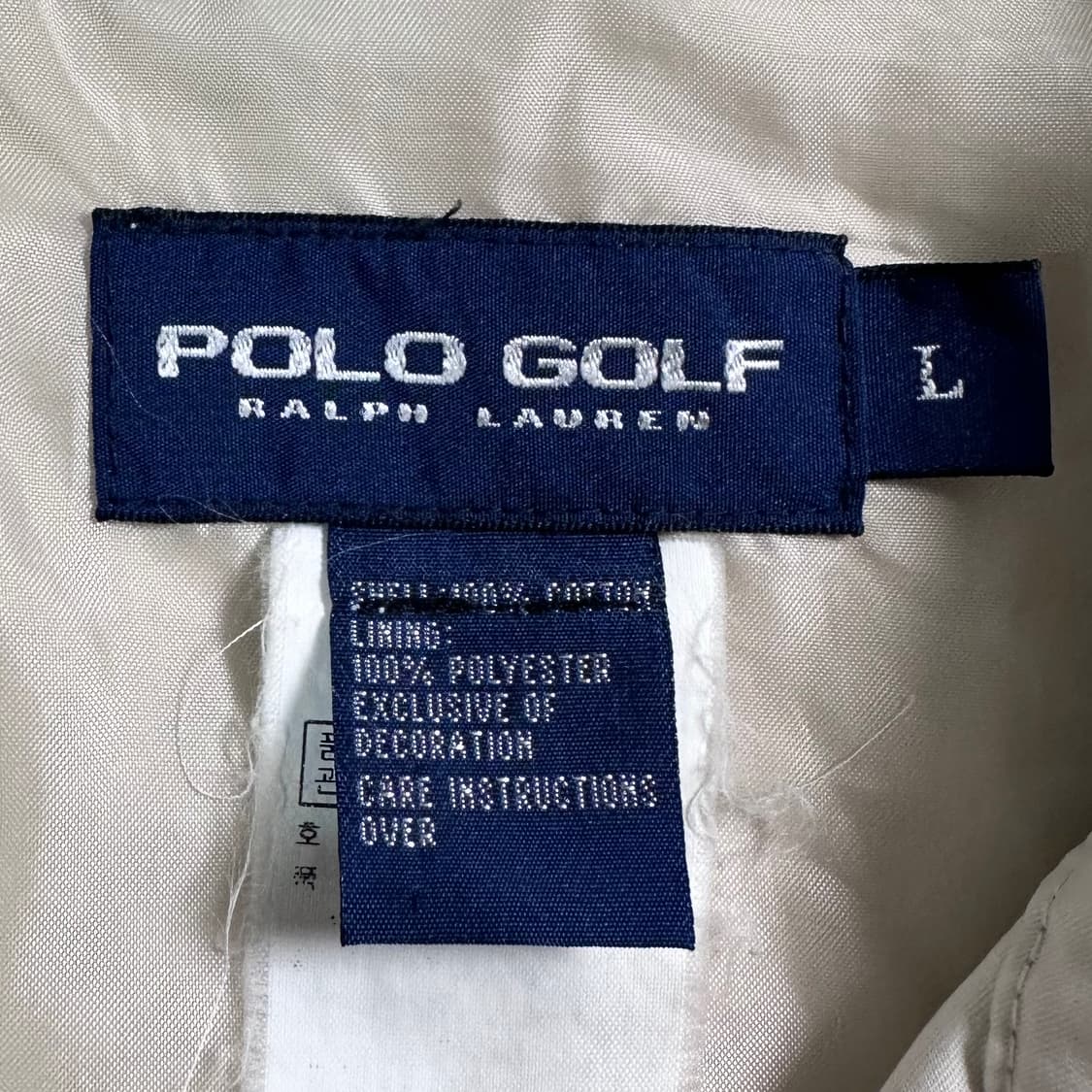  폴로 랄프로렌 아이보리 폴리쉘 자켓  상품이미지7