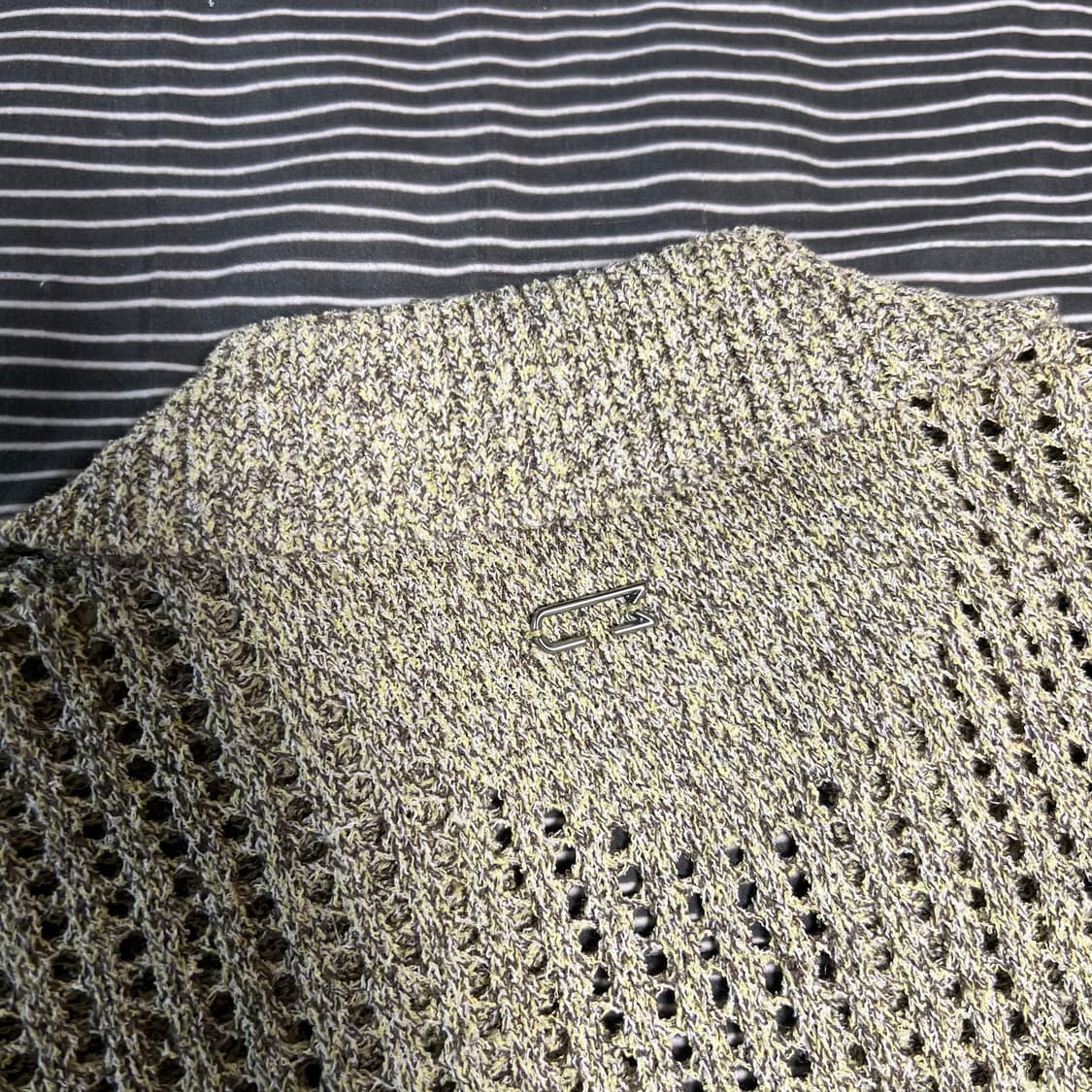 우마뭉 린넨 부클 크로셰 니트가디건 - 가든 M 상품이미지7