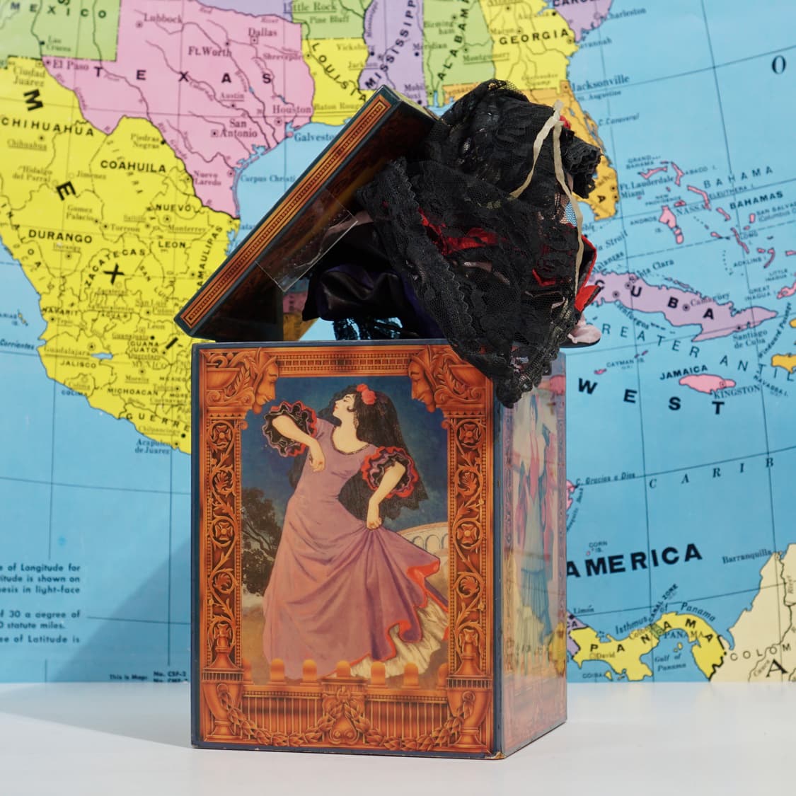 빈티지 소품 1989s 잭 인더 박스 한정판 오르골 상품이미지6