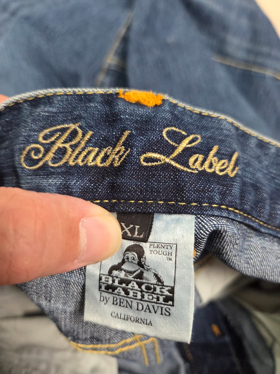 벤 데이비스 블랙라벨/모터사이클 리미티드 에디션 데님 진(XL) 상품이미지6