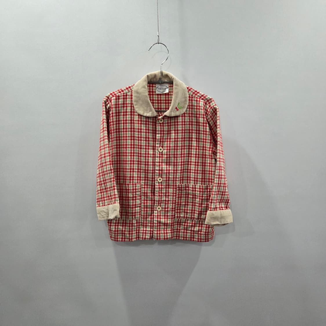 오르시떼 키즈 체크셔츠 5/6 상품이미지1