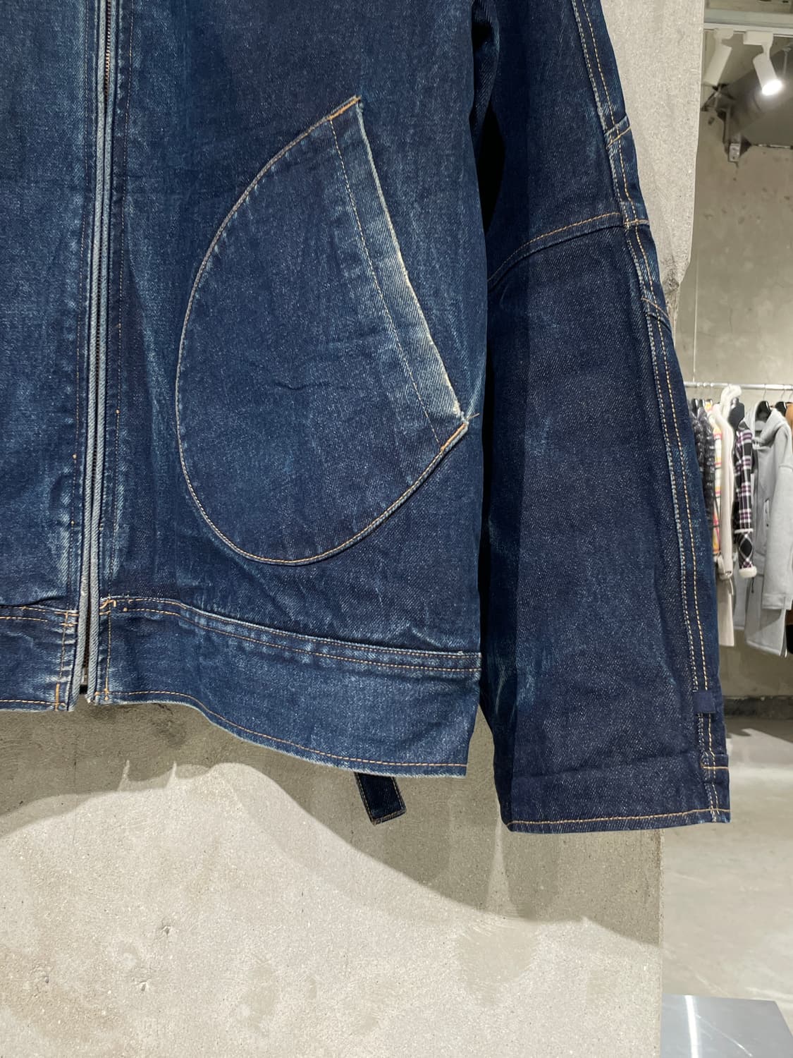 케네스 콜 리액션 진청 워싱 데님 자켓 상품이미지5